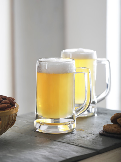 

Ocean Set of 6 Munich Beer Mugs 355ml, Transparent