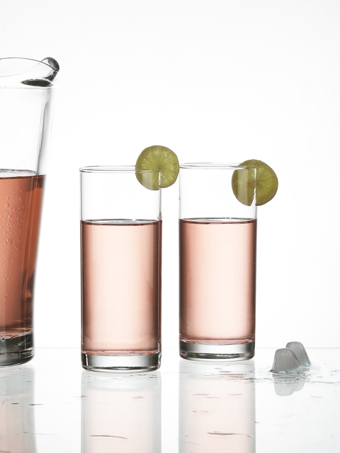 

Ocean Set of 6 New York Long Drinking Glasses 315ml, Transparent
