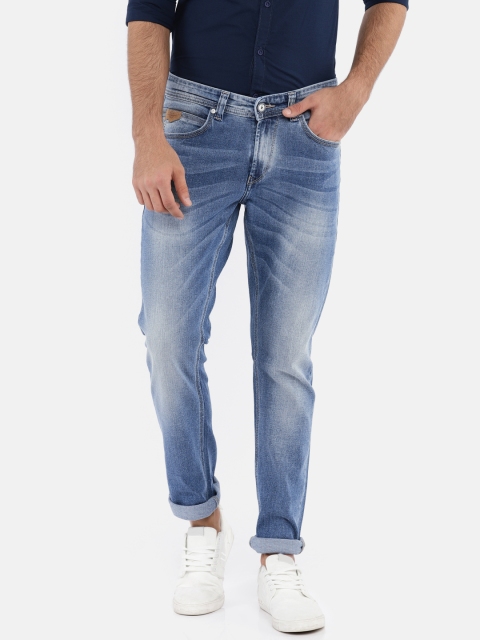 

SPYKAR Men Blue Skinny Fit Low-Rise Clean Look Stretchable Jeans