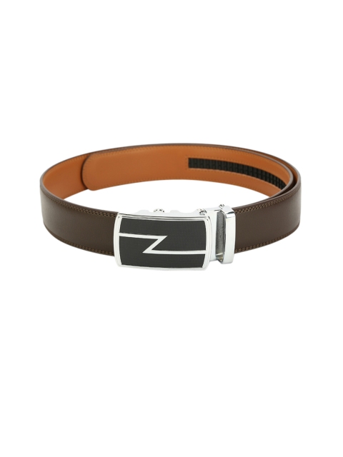

Pacific Gold Men Brown Solid Genuine Leather Belt