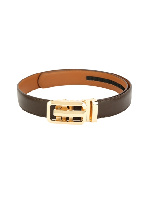 

Pacific Gold Men Brown Solid Belt