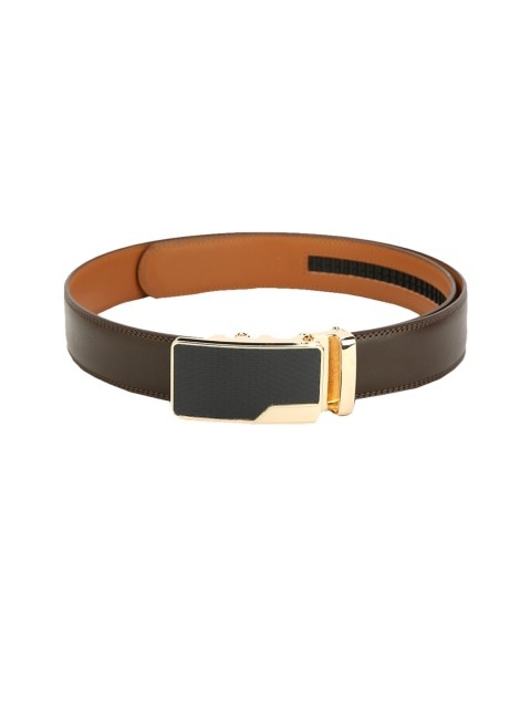 

Pacific Gold Men Brown Solid Belt