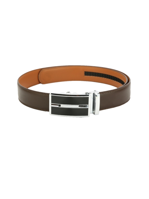 

Pacific Gold Men Brown Solid Belt