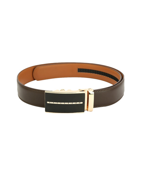 

Pacific Gold Men Brown Solid Belt