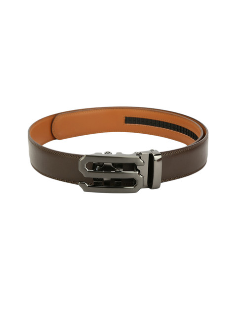 

Pacific Gold Men Brown Solid Belt