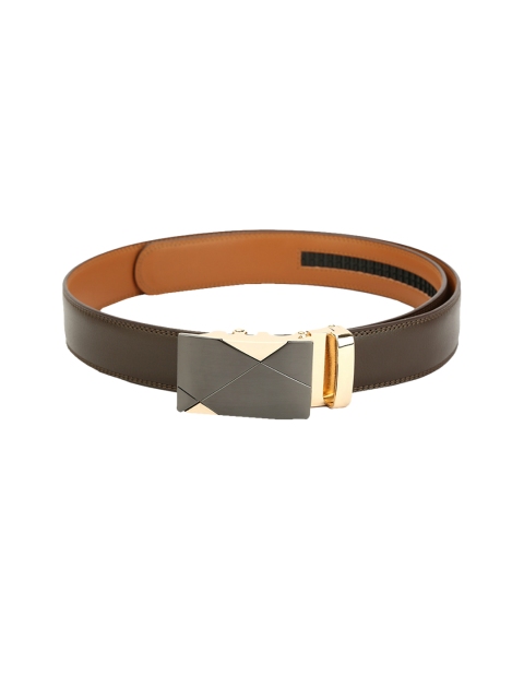 

Pacific Gold Men Brown Solid Belt