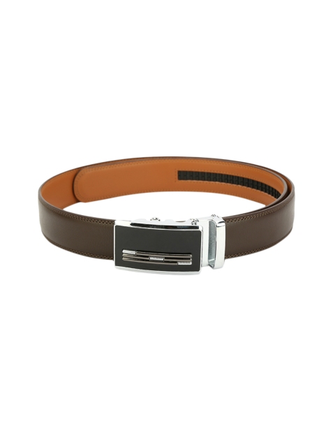 

Pacific Gold Men Brown Solid Genuine Leather Belt