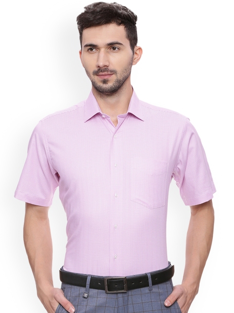 

Van Heusen Men Lavender Regular Fit Printed Formal Shirt