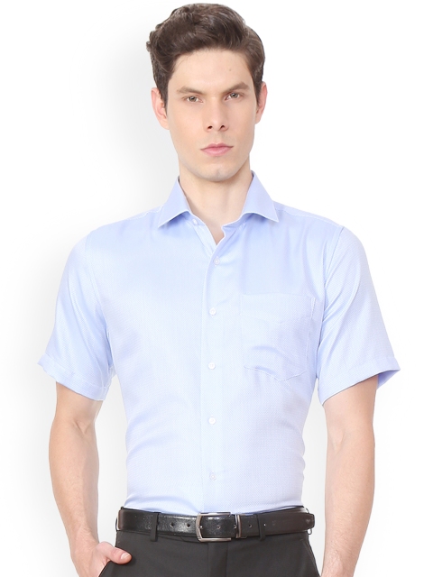 

Van Heusen Men Blue Regular Fit Printed Formal Shirt