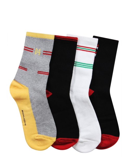 

Bonjour Men Set of 4 Multicoloured Socks, Multi
