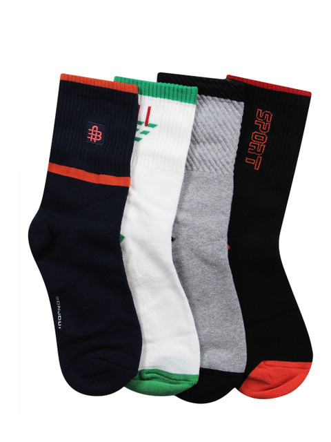 

Bonjour Men Pack of 4 Multicoloured Socks, Multi