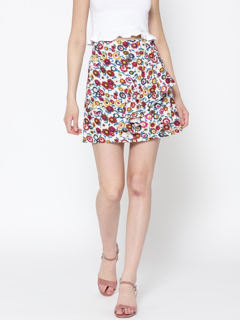 

Sera Multi-Coloured Floral Print A-line Mini Skirt