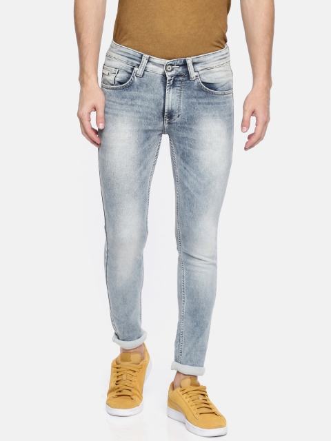 

SPYKAR Men Blue Skinny Fit Mid-Rise Clean Look Stretchable Jeans