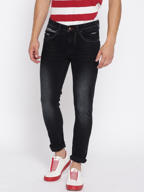 

SPYKAR Men Navy Blue Regular Fit Low-Rise Clean Look Stretchable Jeans