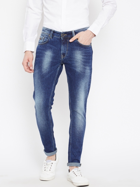 

SPYKAR Men Blue Slim Fit Mid-Rise Clean Look Stretchable Jeans