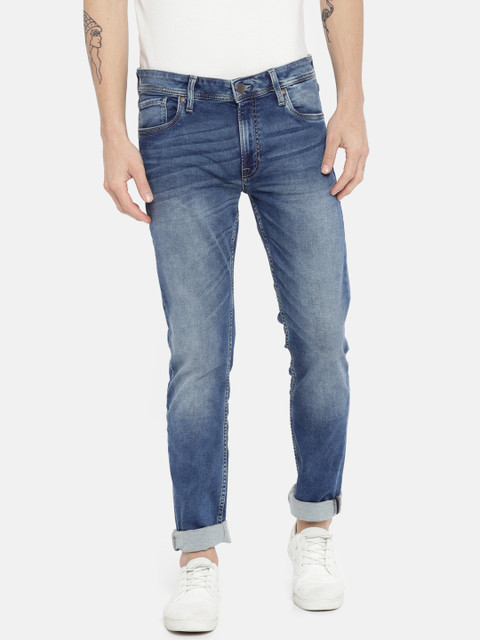 

Jack & Jones Men Blue Skinny Fit Low-Rise Clean Look Stretchable Jeans