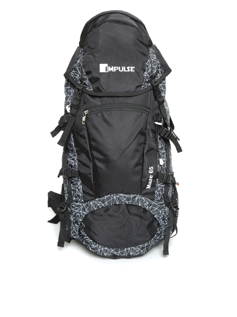 

Impulse Unisex Black Maze 65 Litres Rucksack