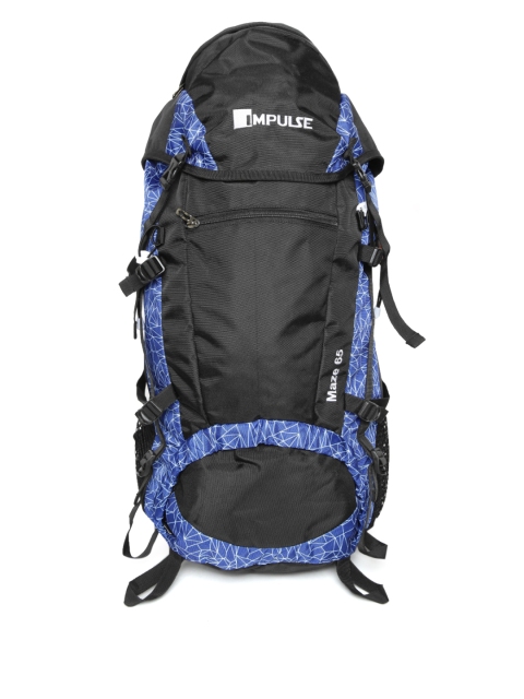 

Impulse Unisex Blue & Black Maze 65 Litres Rucksack