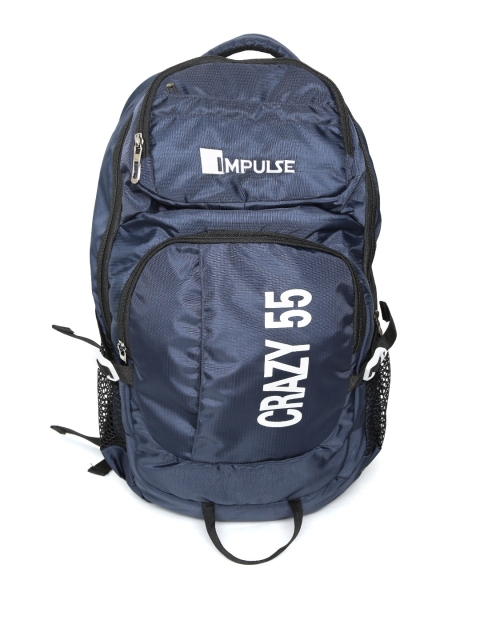 

Impulse Unisex Navy Blue Printed 45 Litres Rucksack