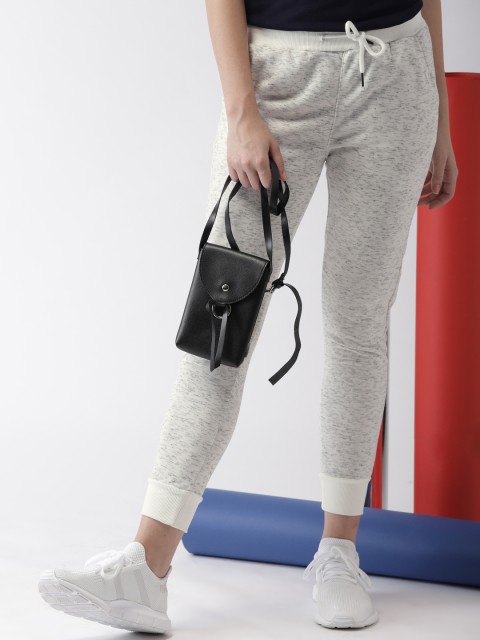 

Harvard Women White Solid Joggers