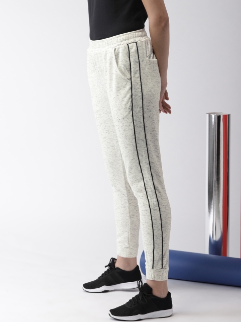 

Harvard Women White Solid Joggers