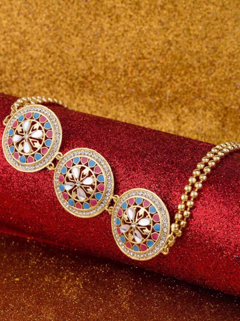 

Studio Voylla Gold-Plated Brass Choker Necklace