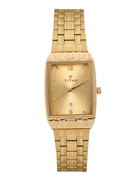 

Titan Men Gold-Toned Analogue Watch NK9152YM03
