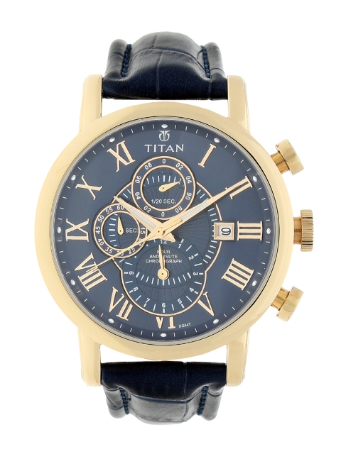 

Titan Titan Classique Men Blue Analogue watch NL9234WL02