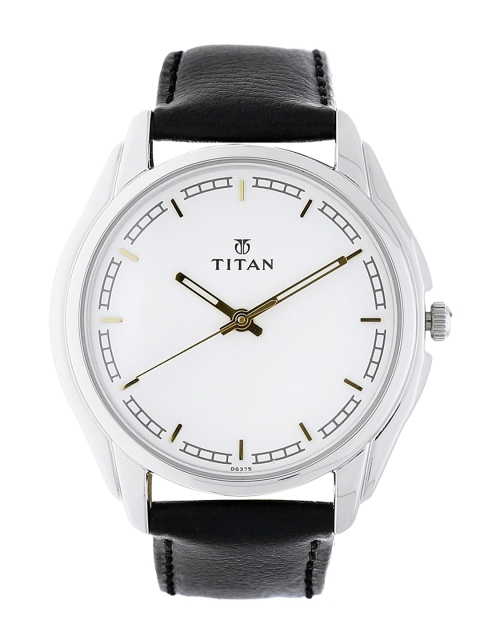 

Titan Men White & Black Analogue Watch NK1578SL06