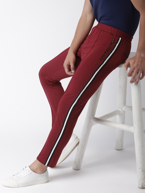 

Harvard Men Maroon Slim Fit Solid Regular Trousers