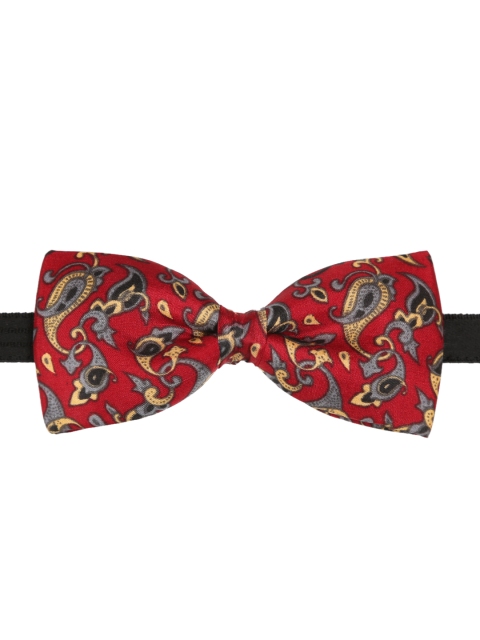 

Tossido Red Printed Bow Tie