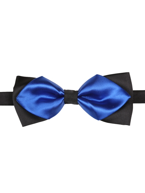 

Tossido Blue & Black Colourblocked Bow Tie