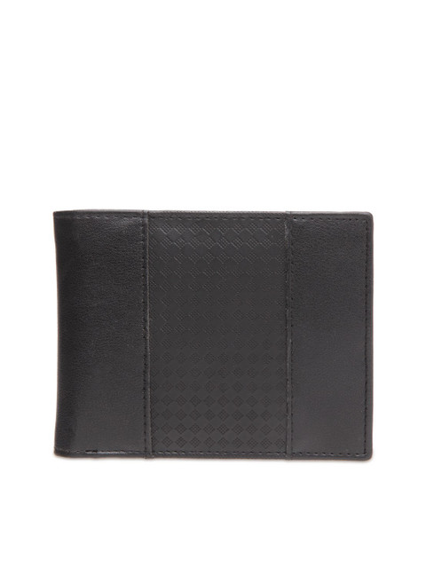 

Apsis Men Black Solid Two Fold Wallet
