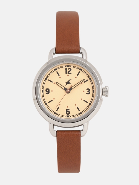 

Fastrack Men Beige Analogue Watch NK6123SL03
