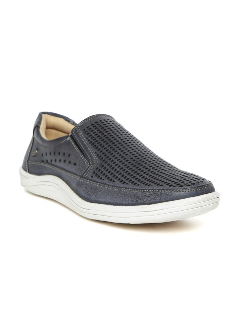 

Duke Men Grey Slip-On Sneakers