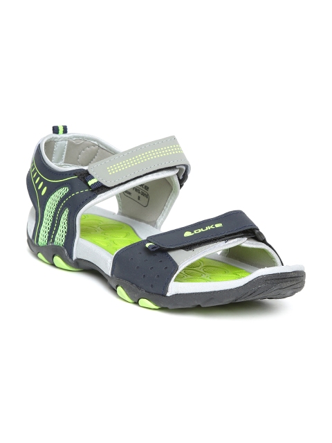 

Duke Men Navy & Grey Sports Sandals, Navy blue