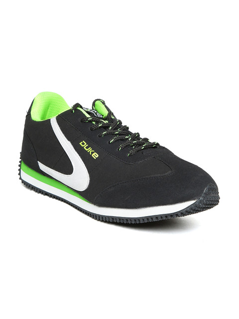 

Duke Men Black Walking Shoes