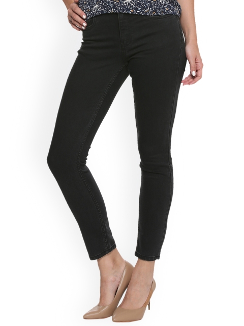 

Van Heusen Woman Women Black Regular Fit Mid-Rise Clean Look Stretchable Jeans