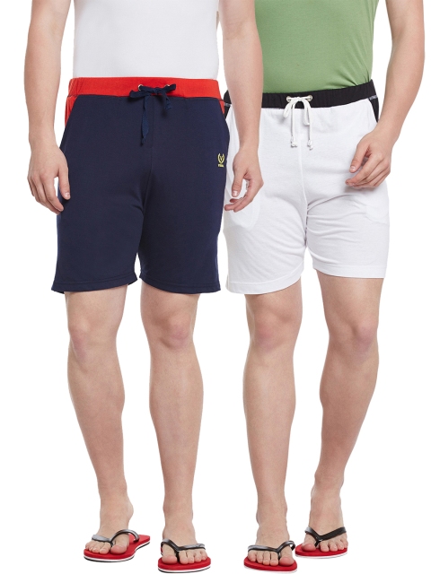 

VIMAL JONNEY Men Set of 2 Lounge Shorts N9NVY_N9W_02, Navy blue