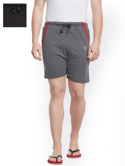 

VIMAL JONNEY Men Set of 2 Lounge Shorts N5A_N7B_02, Grey