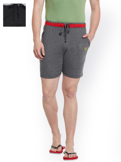 

VIMAL JONNEY Men Set of 2 Lounge Shorts N8A_N9B_02, Grey