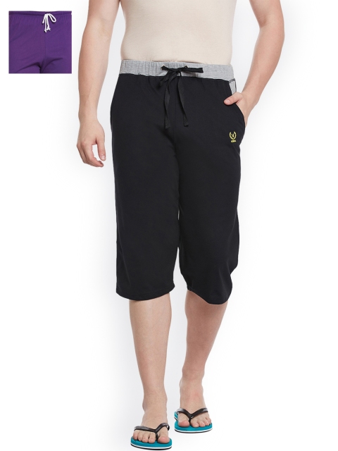

VIMAL JONNEY Men Set of 2 Lounge Shorts C1PU_C9B_02, Purple