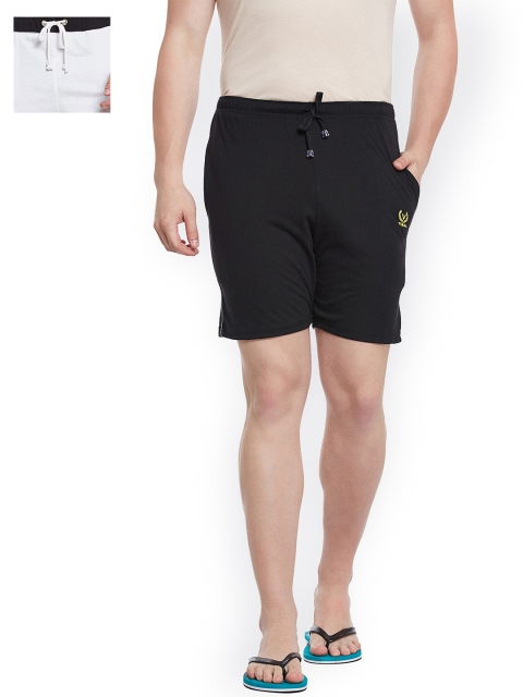 

VIMAL JONNEY Men Set of 2 Lounge Shorts N1B_N9W_02, Black