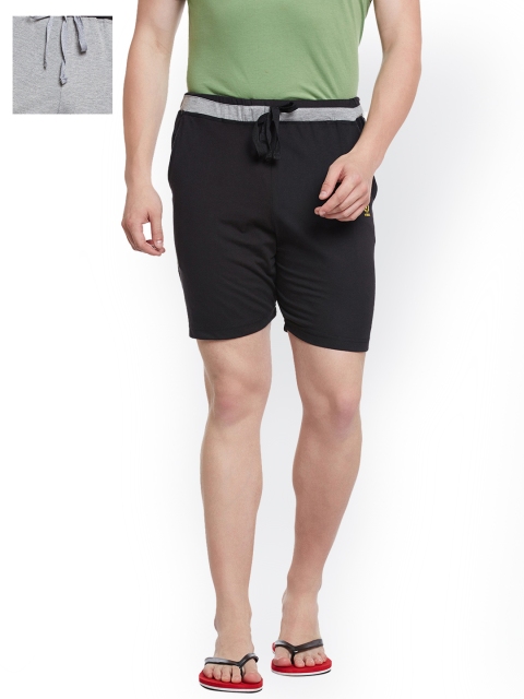 

VIMAL JONNEY Men Set of 2 Lounge Shorts N8B_N9M_02, Black