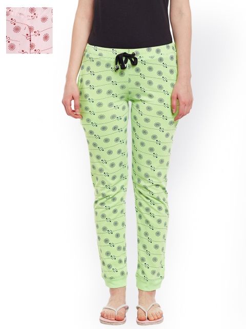 

VIMAL JONNEY Women Pack of 2 Joggers F4_PRT_NO.6, Green