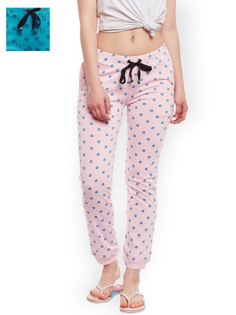 

VIMAL JONNEY Women Pack of 2 Joggers F4_PRT_NO.5, Pink