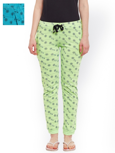 

VIMAL JONNEY Women Pack of 2 Joggers F4_PRT_NO.6, Turquoise blue