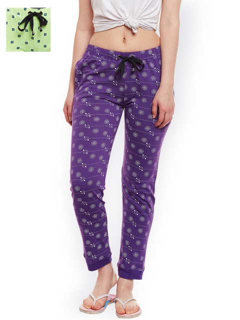 

VIMAL JONNEY Women Pack of 2 Joggers F4_PRT_NO.5, Green