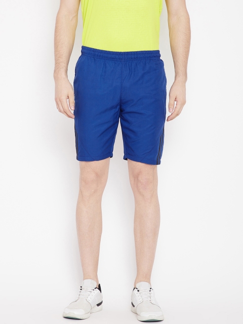 

People Men Blue Solid Regular Fit Regular Shorts