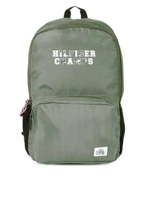 

Tommy Hilfiger Unisex Grey Printed Teton Backpack